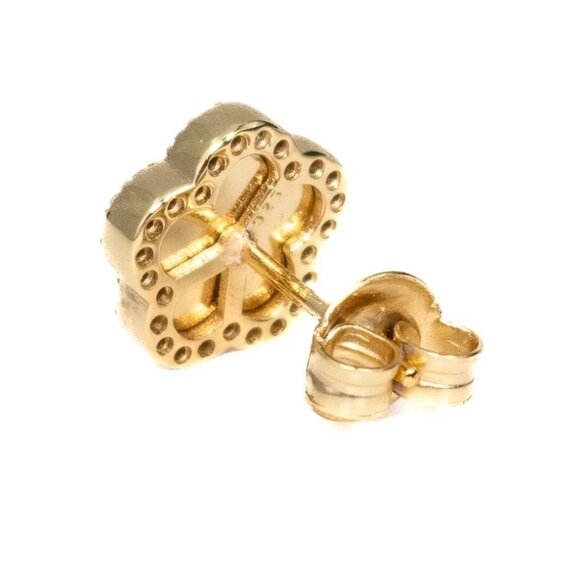 DanielMark Gold Clover Earring - Picture 2 of 3